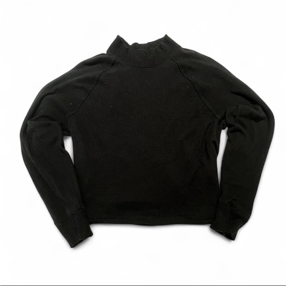 Abercrombie & Fitch Navy Blue Mockneck Sweater